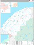 St. Lawrence Wall Map Premium Style